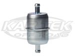 Wix 33033 Inline Cellulose Fuel Filter 3/8" Inlet 3/8" Outlet 20 Micron 60 PSI Burst Pressure