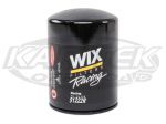 Wix 51222R Racing Oil Filter 1-1/2"-12 Thread Fram Cross Reference HP6A, K&N Cross Reference HP-5001