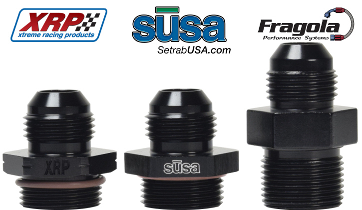 22mm m22 metric fittings from XRP Xtreme Racing Products susa Setrab USA and Fragola Performance Systems