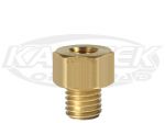 Autometer 2278 Chevy Ecotec Brass Oil Pressure Adapter Fitting 12mm x 1.75 Male to 1/8" NPT Female