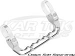 Axia Alloys 6-1/2" Wide Clear Anodized Billet Aluminum Clamp On Grab Handle - Clamps Sold Separately