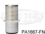 Baldwin PA1667-FN Standard Air Filter Replacement 5-1/4" Diameter Not Including Fins 11" Long