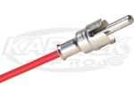 Buggy Whip Antenna RCA Style Plug With Single Red Power Only Wire Not A Coax Cable