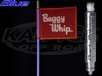 Buggy Whip 6 Foot Tall 8800 Lumens Blue LED Whip Antenna With Quick Release Base