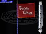 Buggy Whip 6 Foot Tall 8800 Lumens Blue LED Whip Antenna With Standard Threaded Base
