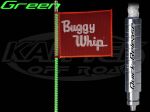 Buggy Whip 1 Foot Tall 8800 Lumens Green LED Whip Antenna With Quick Release Base