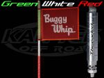 Buggy Whip 6 Foot Tall 8800 Lumens Green/White/Red LED Whip Antenna With Standard Threaded Base