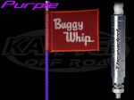 Buggy Whip 6 Foot Tall 8800 Lumens Purple LED Whip Antenna With Standard Threaded Base