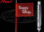 Buggy Whip 4 Foot Tall 17,600 Lumens Red LED Whip Antenna With Standard Threaded Base