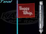 Buggy Whip 4 Foot Tall 17,600 Lumens Teal LED Whip Antenna With Standard Threaded Base