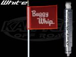 Buggy Whip 2 Foot Tall 8800 Lumens White LED Whip Antenna With Quick Release Base