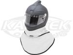 Crow 20171 Single Layer Proban White Helmet Skirt Includes Velcro Tape Not SFI Rated