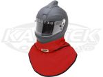 Crow 20172 Single Layer Proban Red Helmet Skirt Includes Velcro Tape Not SFI Rated