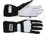 Crow Enterprizes 11784 Adult X-Large Black Wings Two Layer Nomex Driving Gloves SFI 3.3/5
