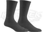 Crow Enterprizes 29115B Black Nomex US Size Small 6-7 Fire Resistant Socks SFI 3.3 Approved