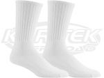 Crow Enterprizes 29115 White Nomex US Size Small 6-7 Fire Resistant Socks SFI 3.3 Approved