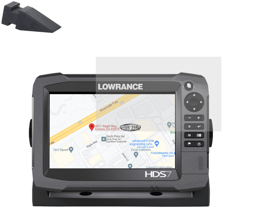 Cruz Armor NE-002 Clear Lowrance HDS-7 GPS DIY Self Healing Touch Screen  Protection Kit - Kartek Off-Road