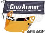 Cruz Armor Spare Helmet Face Shield Soft Draw String Bag - Face Shield Not Included