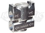 Derale 13011 Oil Thermostat For Bypassing Oil Cooler - 3/8" NPT Ports Bypasses Cooler Until 180F