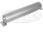 Derale 13252 Universal 19" Long Single Pass Aluminum Oil Cooler Without Fans 3/8" NPT Inlet/Outlet