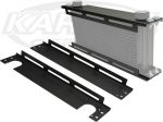 Derale 50021 Oil Cooler Mounting Brackets For Their 13" Wide Series 10000 Stacked Plate Oil Coolers