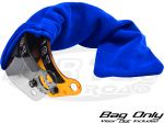 Dirt Bagz Blue Dual Pocket Spare Helmet Face Shields Soft Draw String Bag Face Shields Not Included