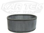 EMPI 00-8734-0 Cleanable Weber Or Dellorto Oval Air Filter 4-1/2" Wide 7" Long 3-1/4" Tall