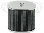 EMPI 43-6010-0 Weber IDF EMPI HPMX or Dellorto DRLA Oval Air Filter 4-1/2" Wide 7" Long 6" Tall