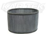 EMPI 43-6011-0 Cleanable Weber Or Dellorto Oval Air Filter 4-1/2" Wide 7" Long 6" Tall