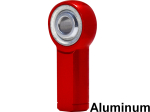 FK Rod Ends Red Anodized Aluminum 10-32 Left Hand Thread 3/16" Hole ALJFL3 Female Heim Joints