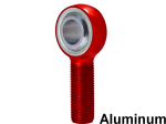 FK Rod Ends Red Anodized Aluminum 10-32 Left Hand Thread 3/16" Hole ALJML3 Male Heim Joints