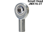 FK Rod Ends Small Head 1-1/4" Right Hand Thread 1" Hole JMX16-3T PTFE Coated Chromoly Heim Joints F2