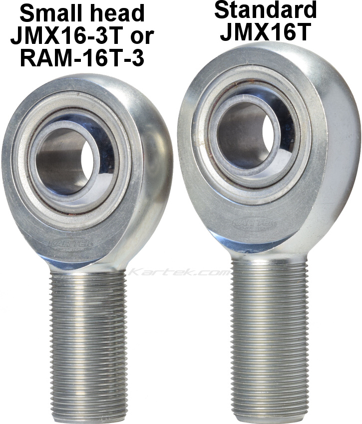 FK Bearings small head JMX16-3T heim joints rod ends rose joints direct replacement for Aurora Bearing Company RAM-16T-3