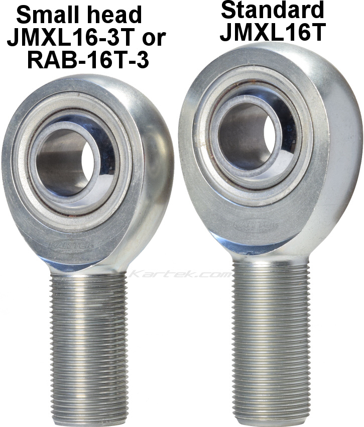 FK Bearings small head JMXL16-3T heim joints rod ends rose joints direct replacement for Aurora Bearing Company RAB-16T-3