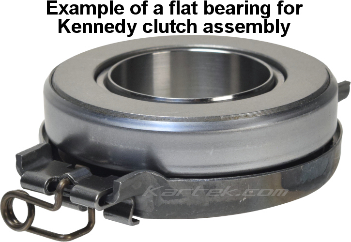 flat clutch release throw-out bearing adapter for Mendeola S4 or Mendeola S5 sequential transmissions using KEP clutch