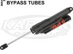 Fox Racing Bypass Shocks 3.5" Body 12" Stroke 1" Shaft Piggy Back Reservoir 5 Tube 3/4" Adjusters