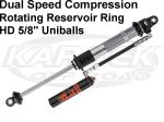 Fox Racing Shocks 2" Coil Over 10" Stroke 7/8" Shaft Rotating DSC Hose Remote Reservoir 5/8" Uniball