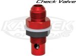 Fuel Safe ITVV08S In Tank AN #8 Male Spring Loaded Bulkhead Style Check Valve