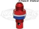 Harmon Racing Cells In Tank AN #8 Male Spring Loaded Bulkhead Style Check Valve