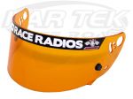 HJC Motorsports HJ-08 Amber Shield For SA2005-2010 Helmets AR10, AR10 II, HX10, HX10 II, Si12, Fi10