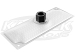 Holley 16-108 Rectangular 3" x 8" HydraMat Horizontal Fuel Pickup Prefilter With 3/8" NPT Fitting