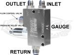 Howe Performance Power Steering Relief And Flow Control Valve #8 In/Outlet #10 Return To Reservoir