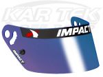 Impact Safety 19300906 Blue Chrome Helmet Shield For Air Draft, Draft TS, SuperSport, 1320, Fueler