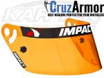 Impact Safety 19399904 Amber Helmet Shield Air Draft, Draft TS, SuperSport, 1320, Fueler W/ Cruz