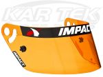 Impact Safety 19399904 Amber Helmet Shield For Air Draft, Draft TS, SuperSport, 1320, Fueler