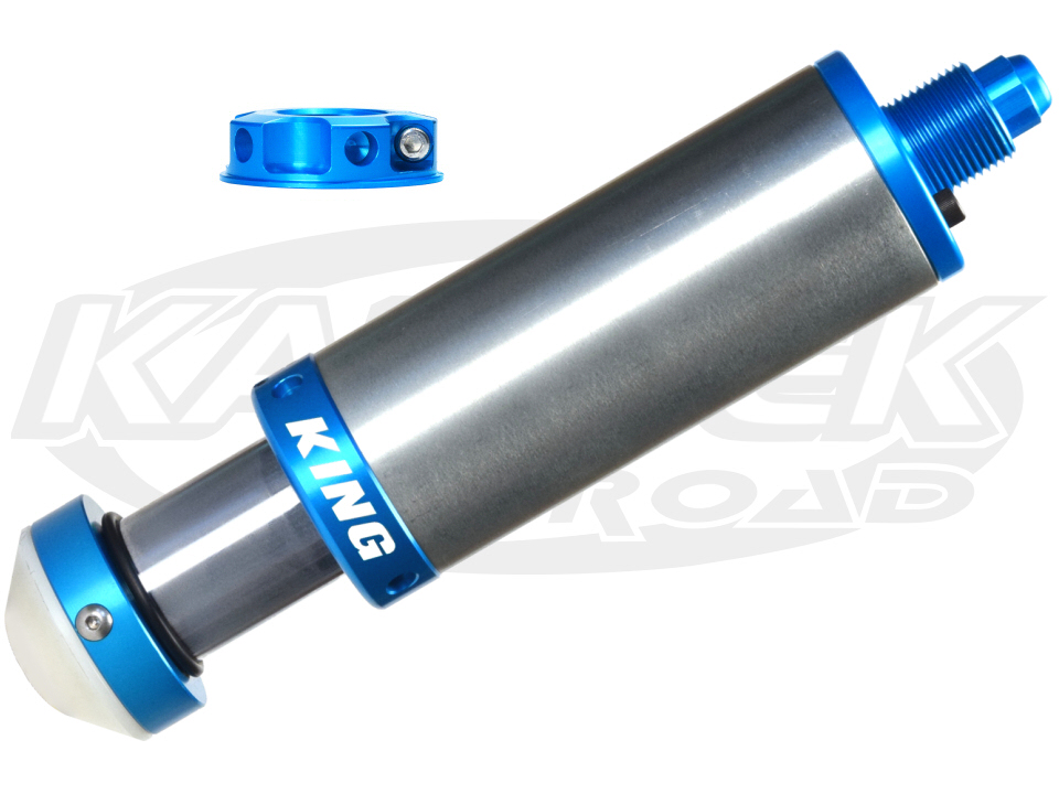 King Shocks Threaded Top Blue Anodized Hydraulic Bump Stops 2.5