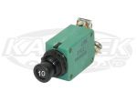 Klixon 2TC Series 2TC2-10 Push Button 10 Amp Push To Reset Circuit Breaker With #8 Screw Terminals