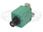 Klixon 3TC Series 3TC7-35 Push Button 35 Amp Push To Reset Circuit Breaker With #8 Screw Terminals