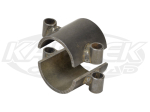 Kartek Offroad Two Bolt Chromoly 1-1/2" Wide Weldable Clamp For 1-1/4" Outside Diameter Tubing