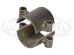 Kartek Offroad Two Bolt Chromoly 1-3/4" Wide Weldable Clamp For 1-1/2" Outside Diameter Tubing